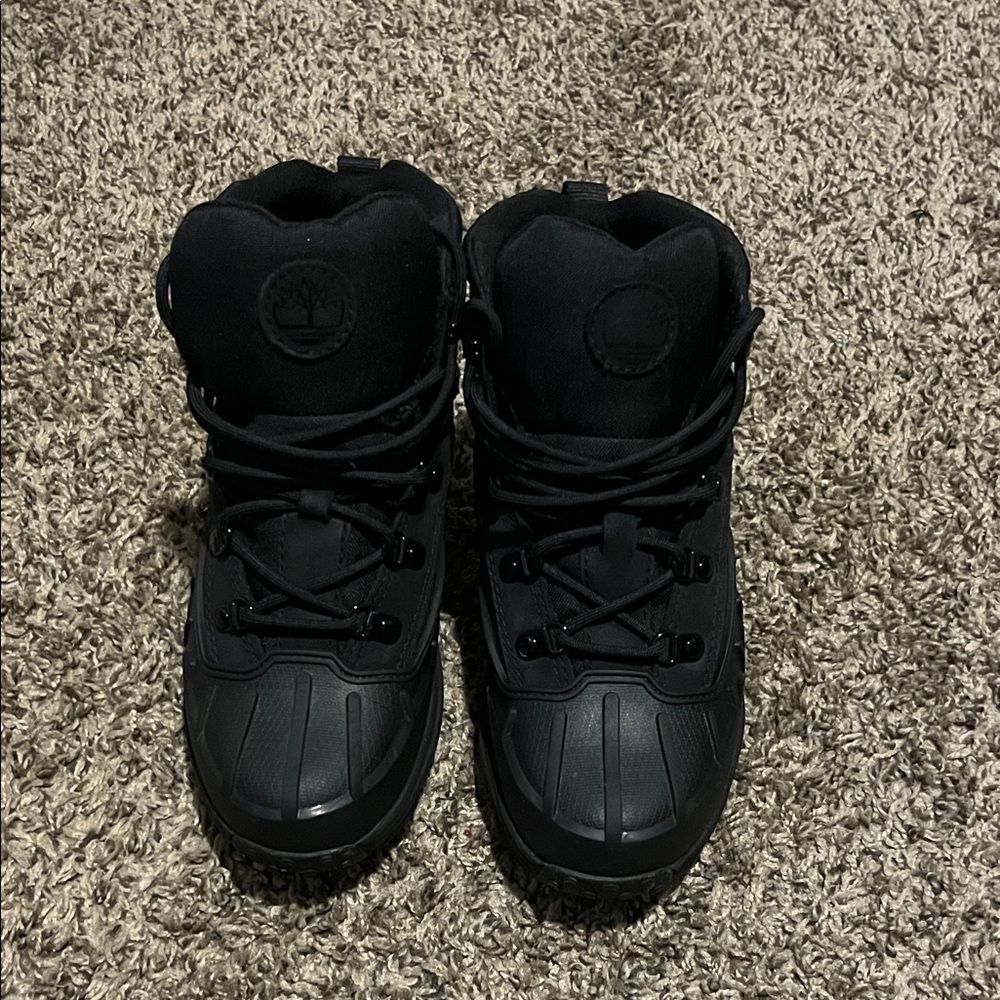 Timberland Kids Black Boots
